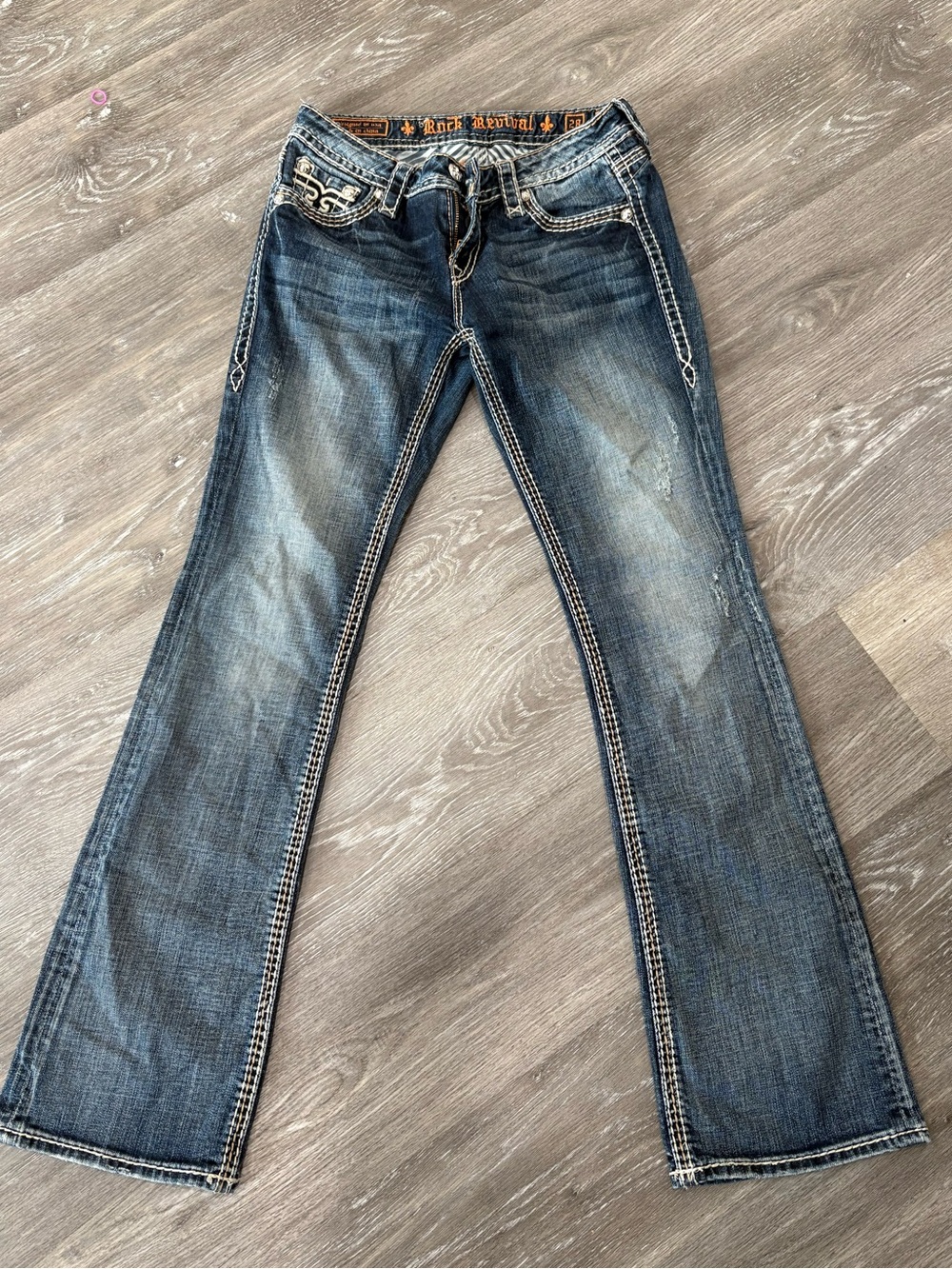 Rock Revival Women's Dark Blue Bootcut Jeans